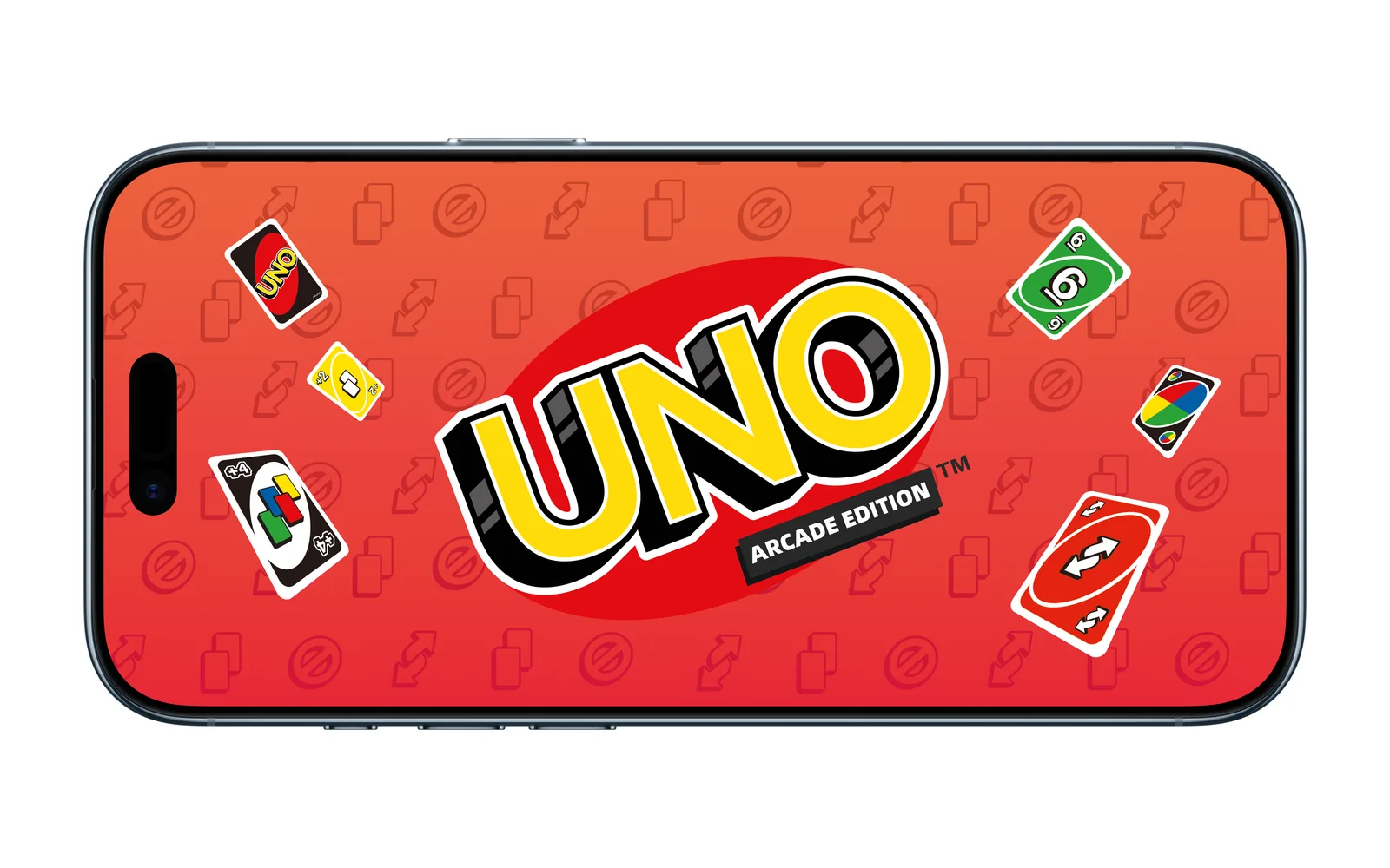 iPhone Air showing UNO Arcade Edition in Apple Arcade