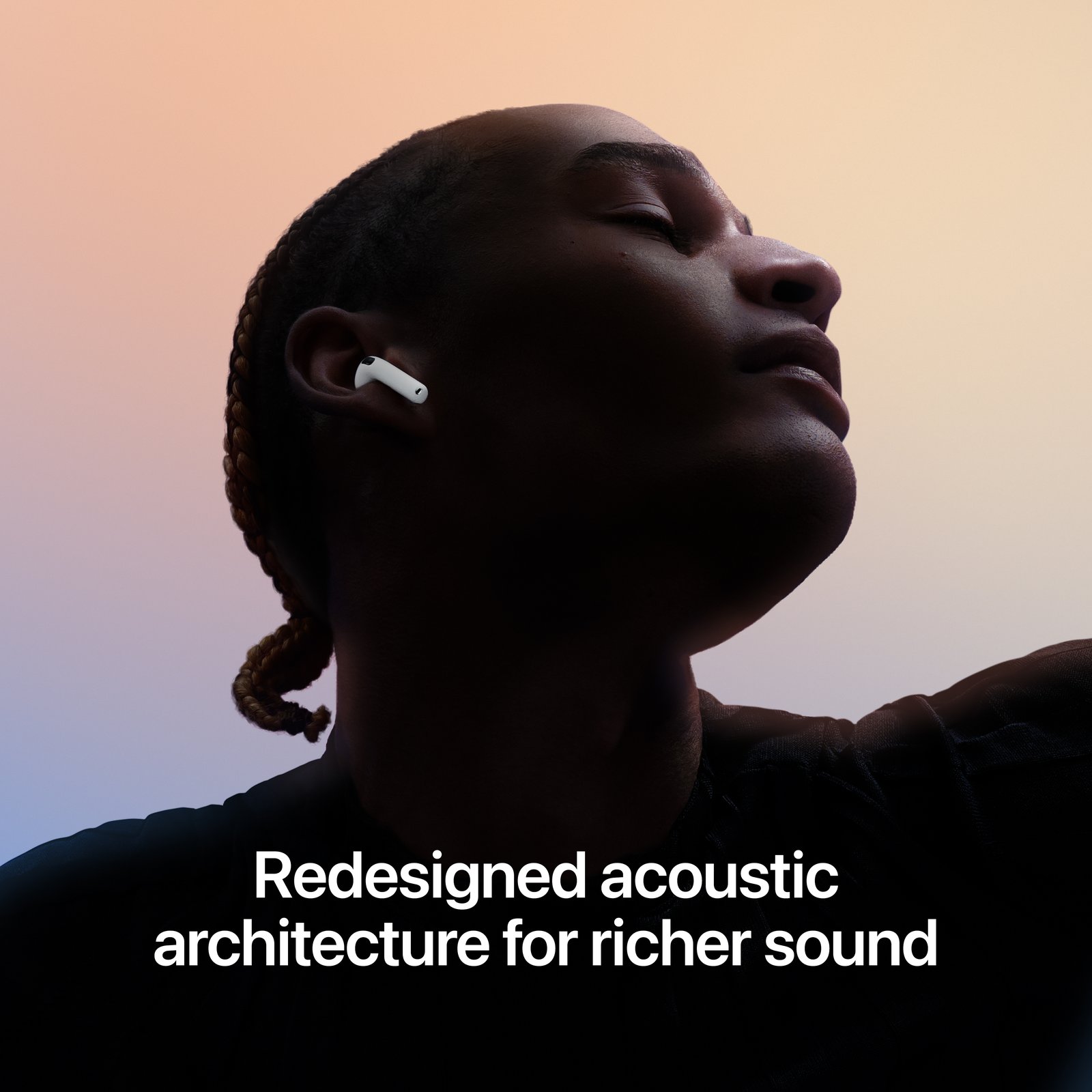 Redesigned acoustic architecture for richer sound.