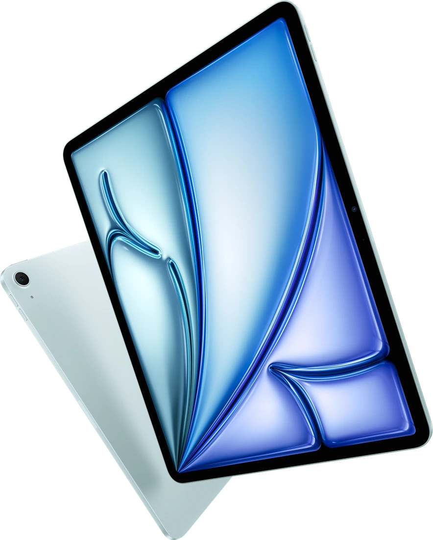 iPad Air (M4) in Blue.