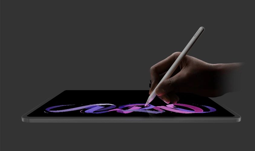 A hand drawing on iPad with Apple Pencil Pro.