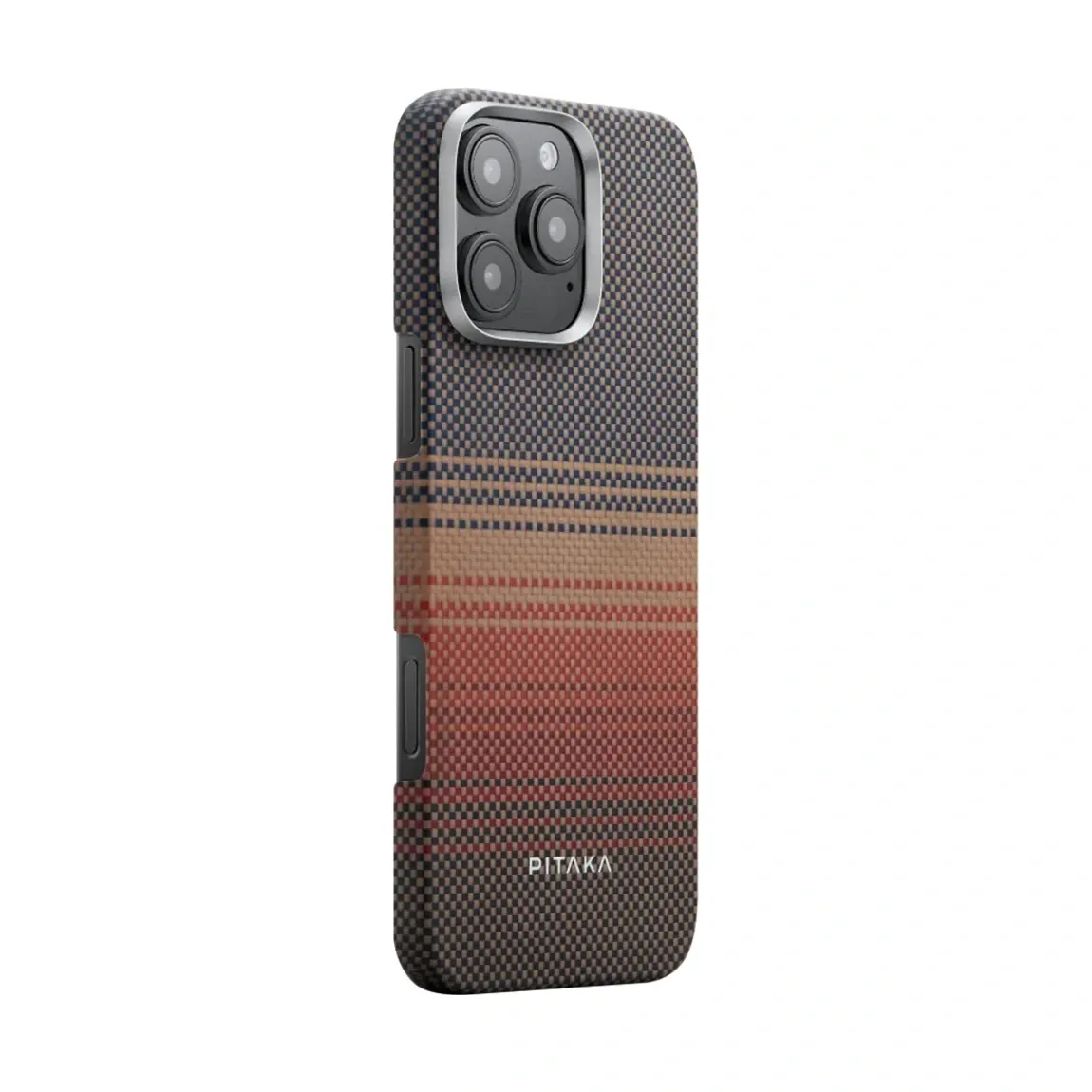 PITAKA Tactile Woven Case for iPhone 16 Pro Max -Sunset-2.webp