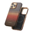 PITAKA Military Grade protective case for iPhone 16 Pro - Sunset-9.webp