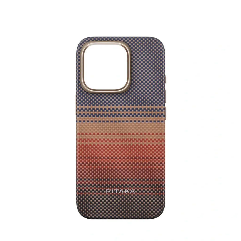 PITAKA Military Grade protective case for iPhone 16 Pro - Sunset-10.webp