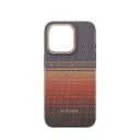 PITAKA Military Grade protective case for iPhone 16 Pro - Sunset-10.webp