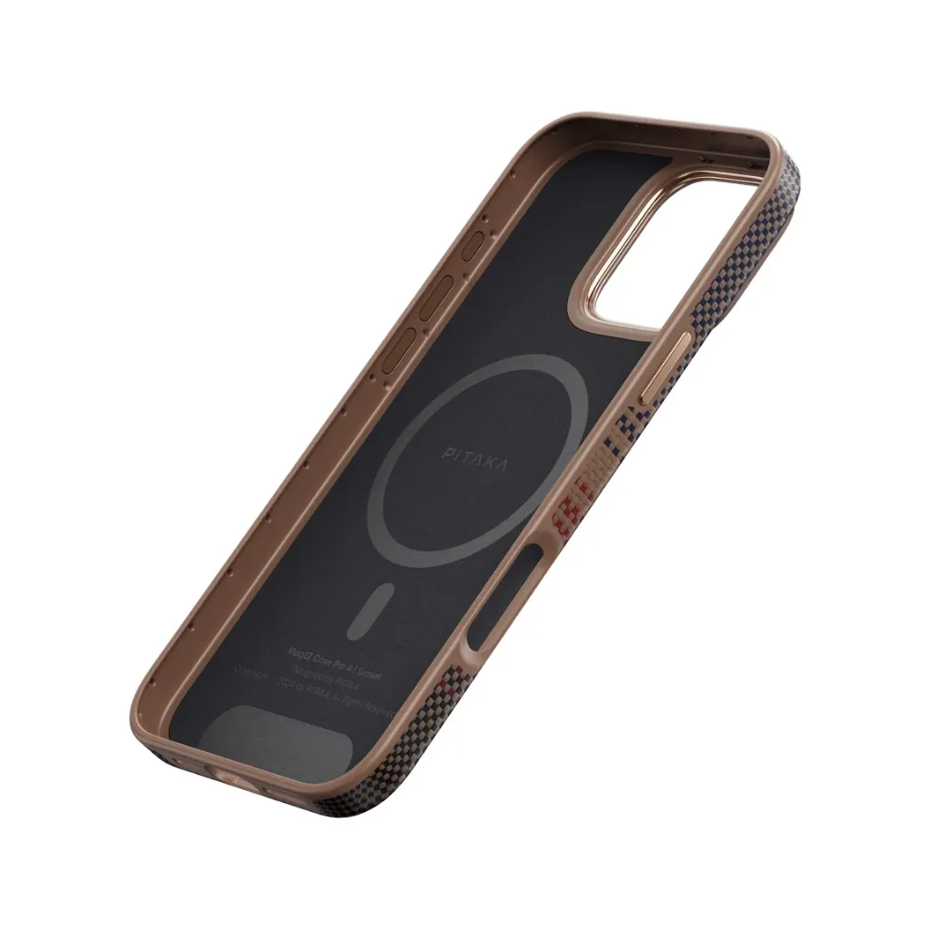 PITAKA Military Grade protective case for iPhone 16 Pro - Sunset-11.webp