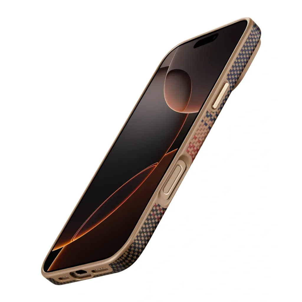 PITAKA Military Grade protective case for iPhone 16 Pro - Sunset-7.webp