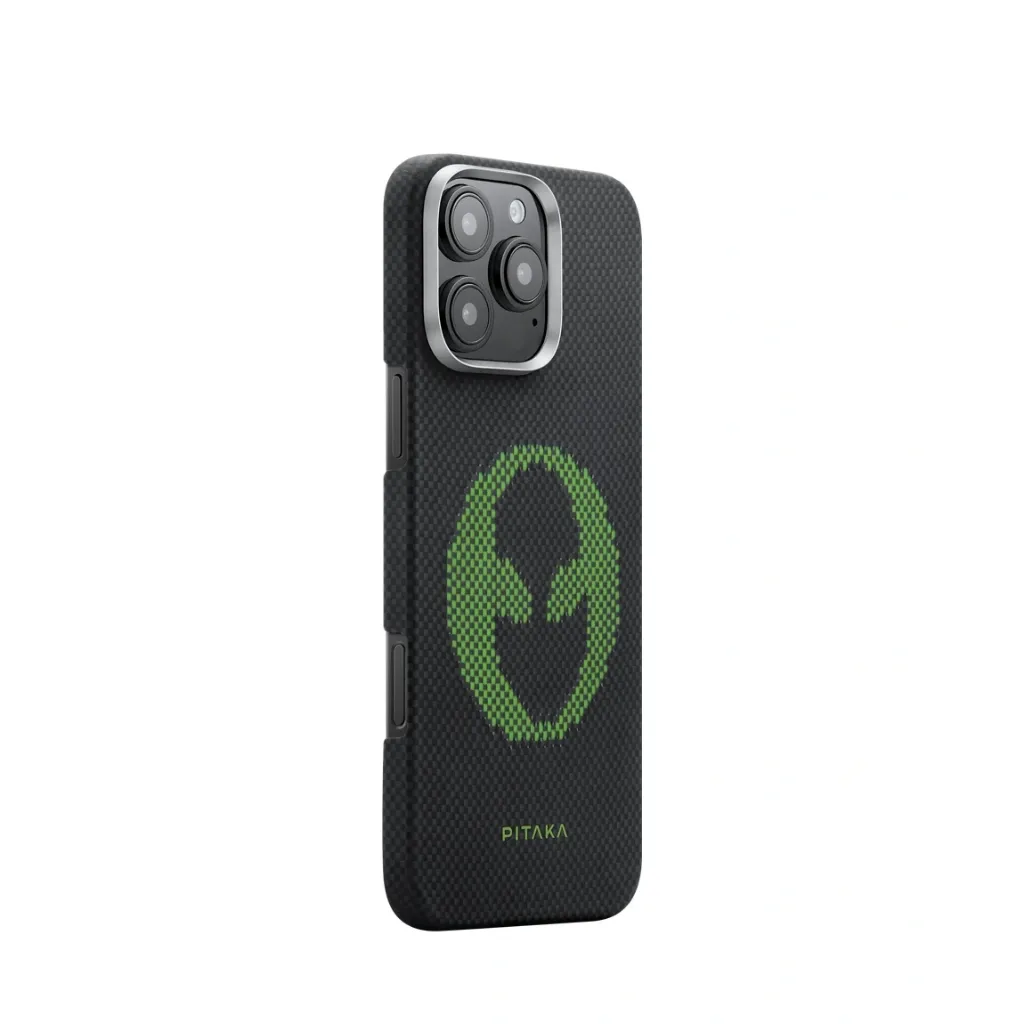 PITAKA Aries Case for iPhone 16 Pro (Alien) - Black-2.webp