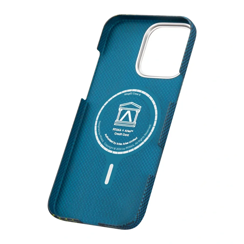 Pitaka Aries Tactile Woven case for iPhone 16 Pro (Credit Card)-13.webp