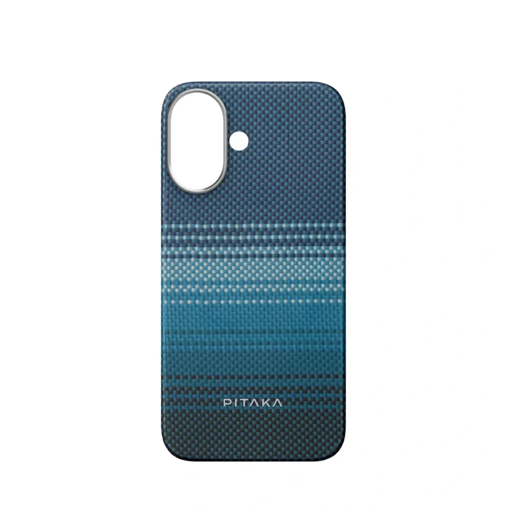 Pitaka Tactile Woven Case for iPhone 16 - Moonrise-4.webp