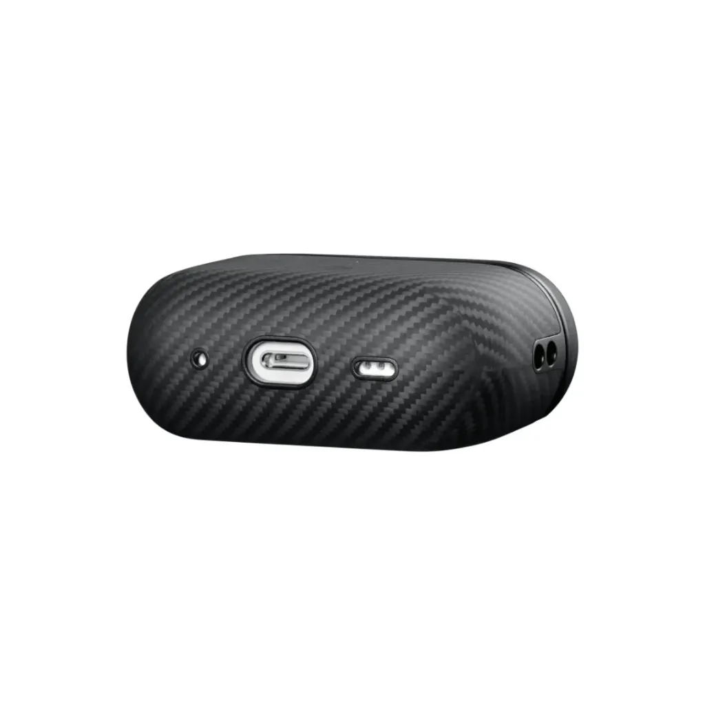 Pitaka MagEZ Case For Airpods Pro 2 - Black-Grey Twill-5.webp