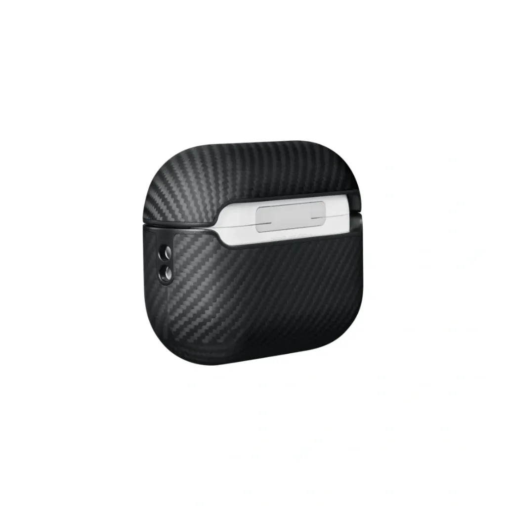 Pitaka MagEZ Case For Airpods Pro 2 - Black-Grey Twill-2.webp
