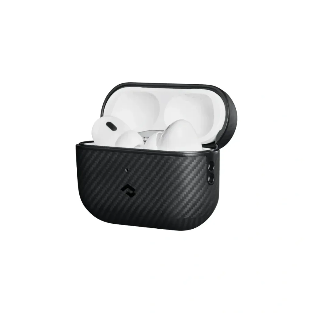 Pitaka MagEZ Case For Airpods Pro 2 - Black-Grey Twill-4.webp