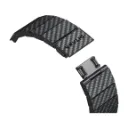 PITAKA Carbon Fiber Apple Watch Band Modern - BlackGrey Twil-6.webp