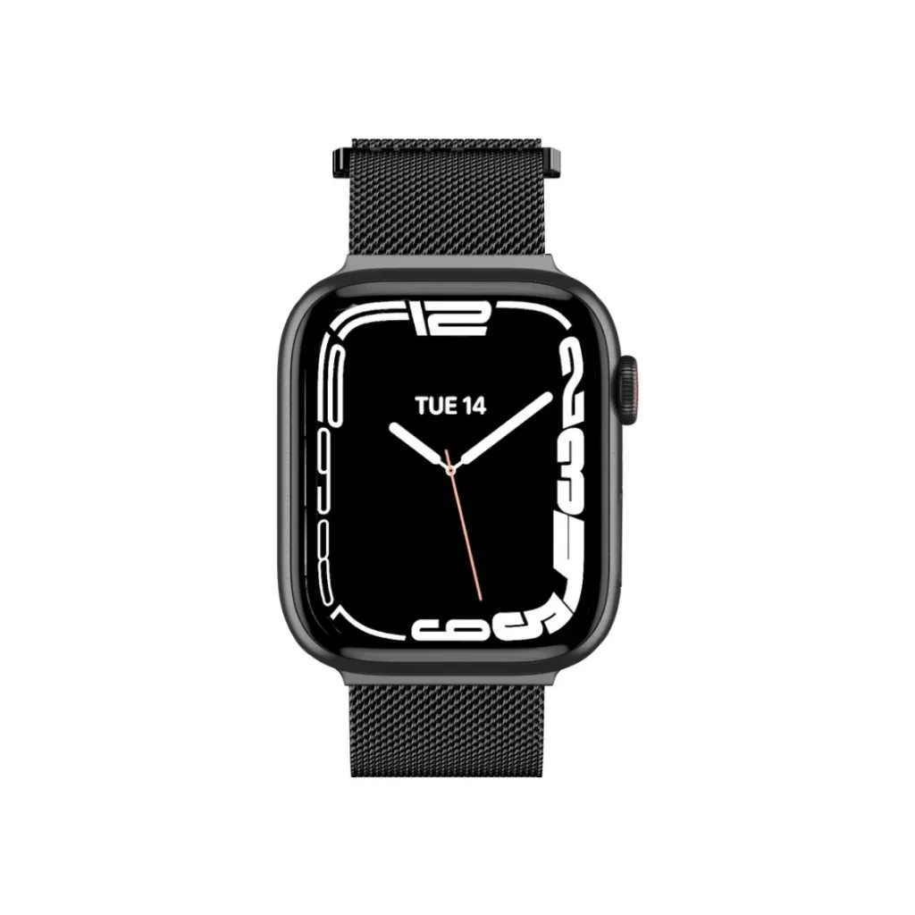 SwitchEasy Mesh Stainless Steel Apple Watch Loop 46mm Black-2.webp