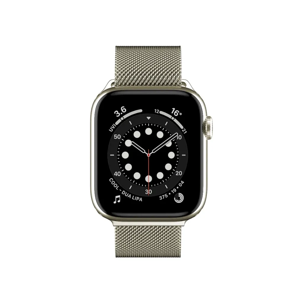 SwitchEasy Mesh Stainless Steel Apple Watch Loop 46mm Starlight-2.webp