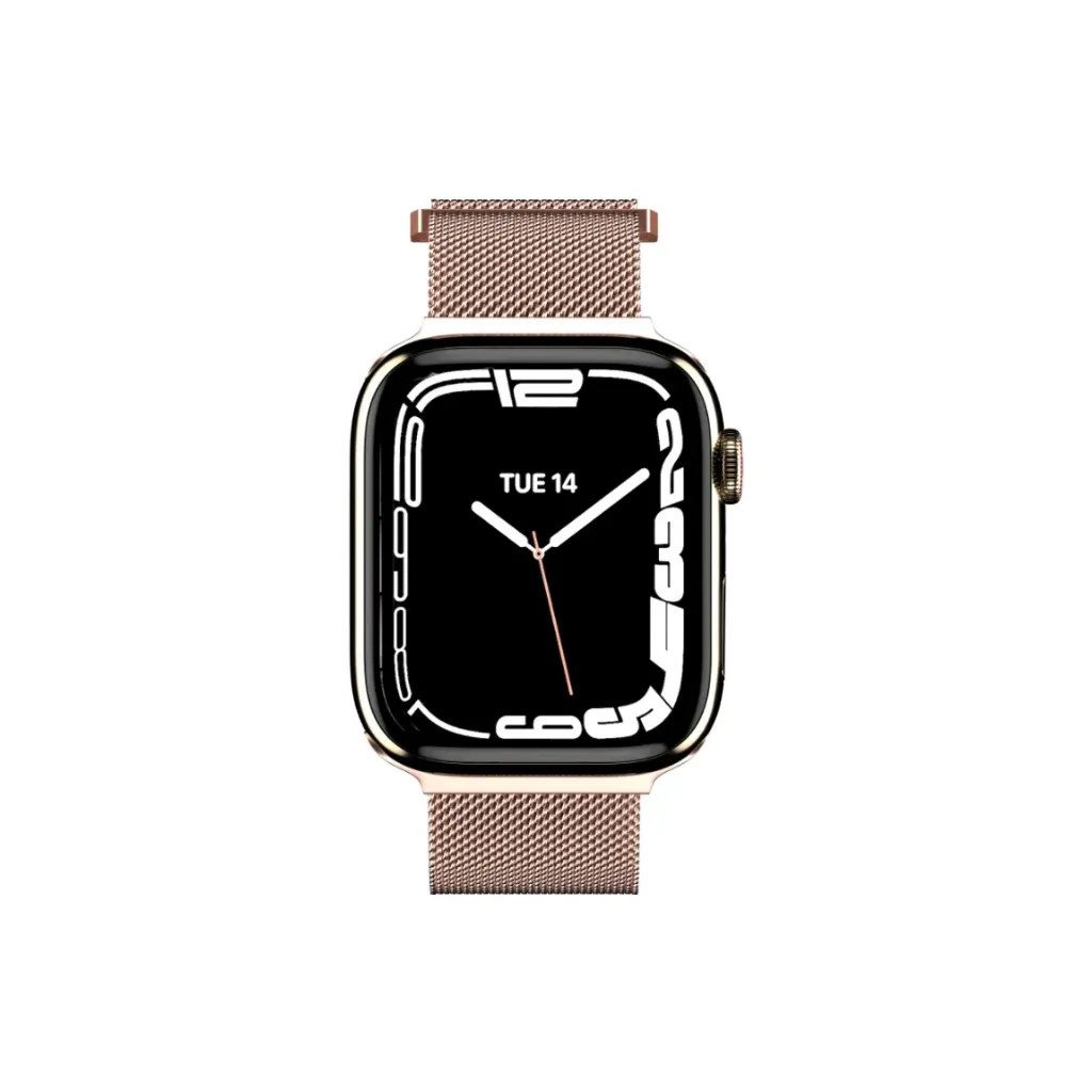SwitchEasy Mesh Stainless Steel Apple Watch Loop 42mm Rose Gold-2.webp