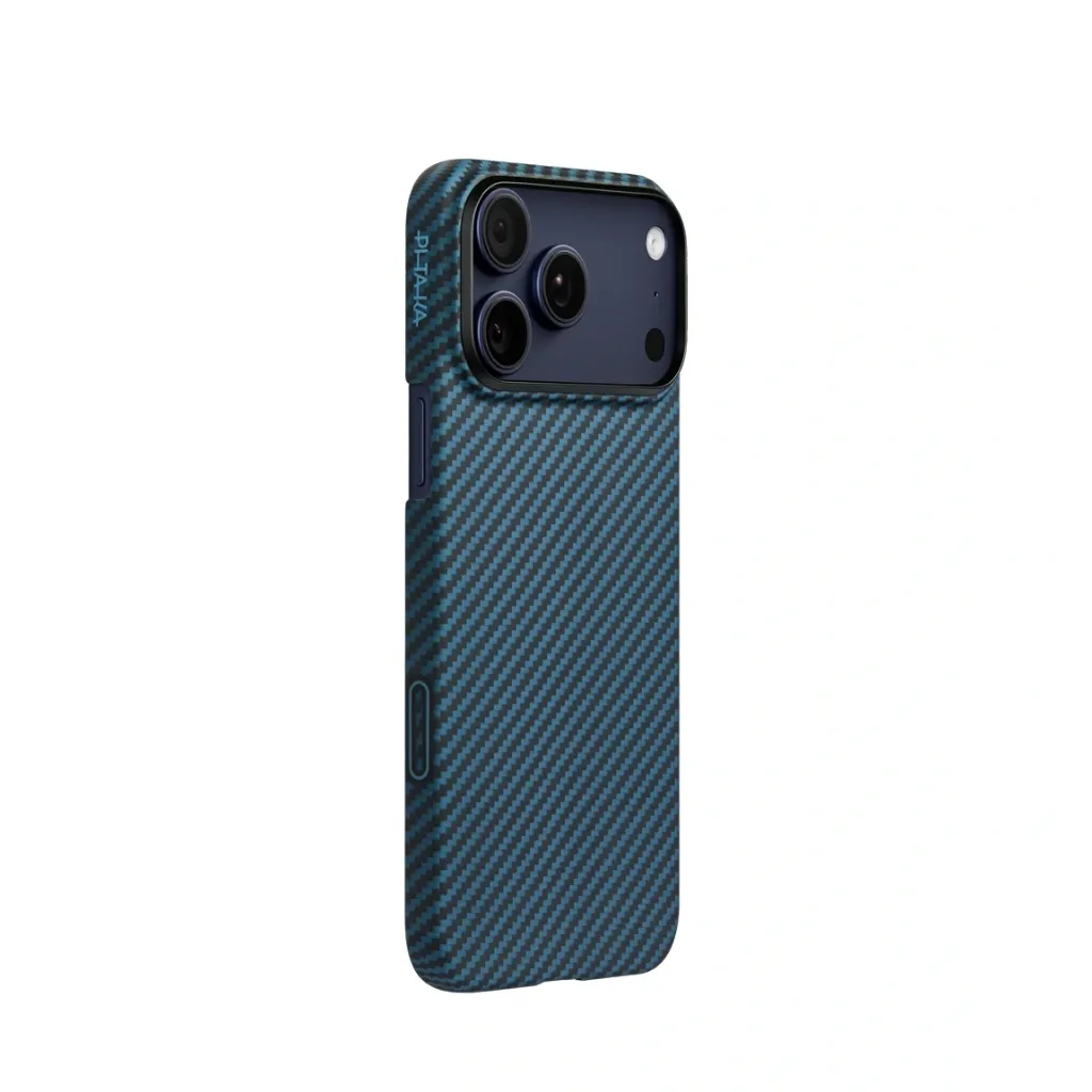 Pitaka Ultra-Slim Case iPhone 17 Pro - Black-Blue-2.webp