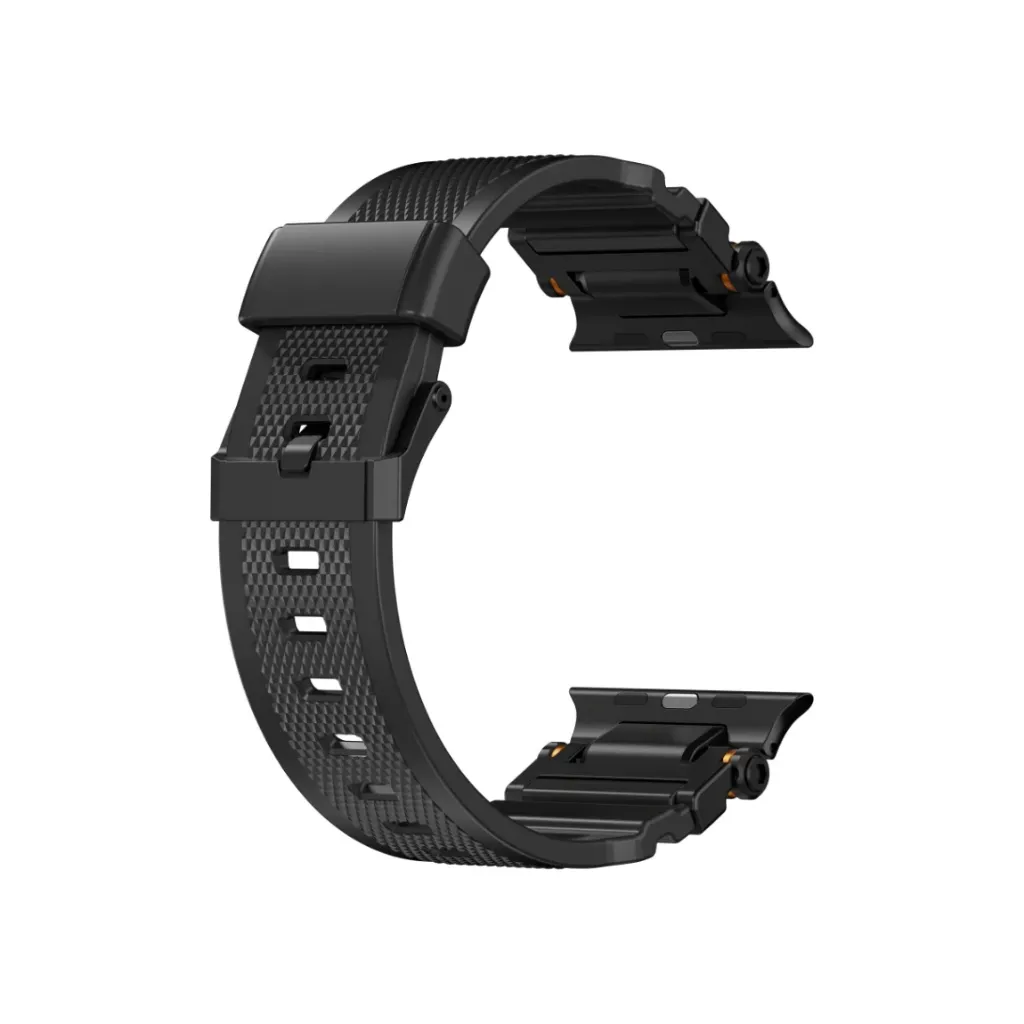 SwitchEasy Rugged Silicone Watch Band 46mm Black-3.webp