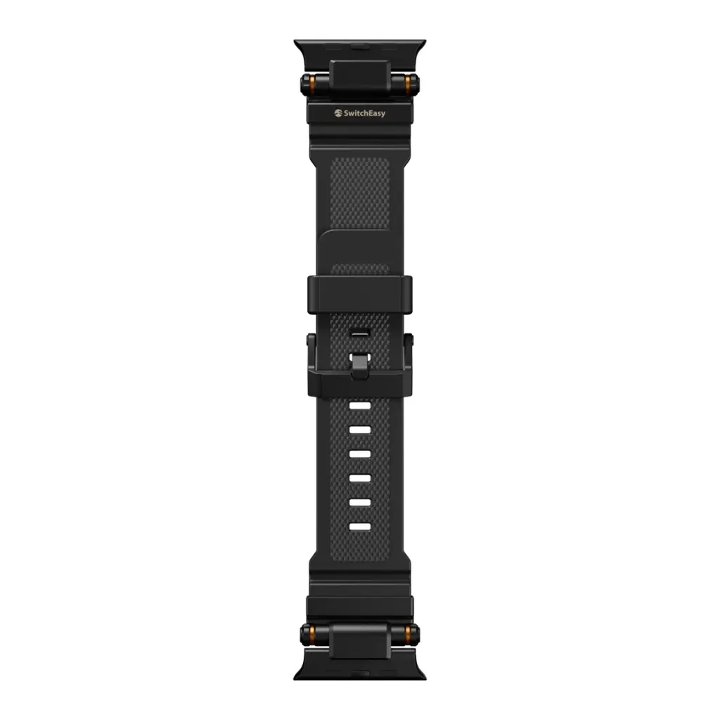 SwitchEasy Rugged Silicone Watch Band 46mm Black-4.webp