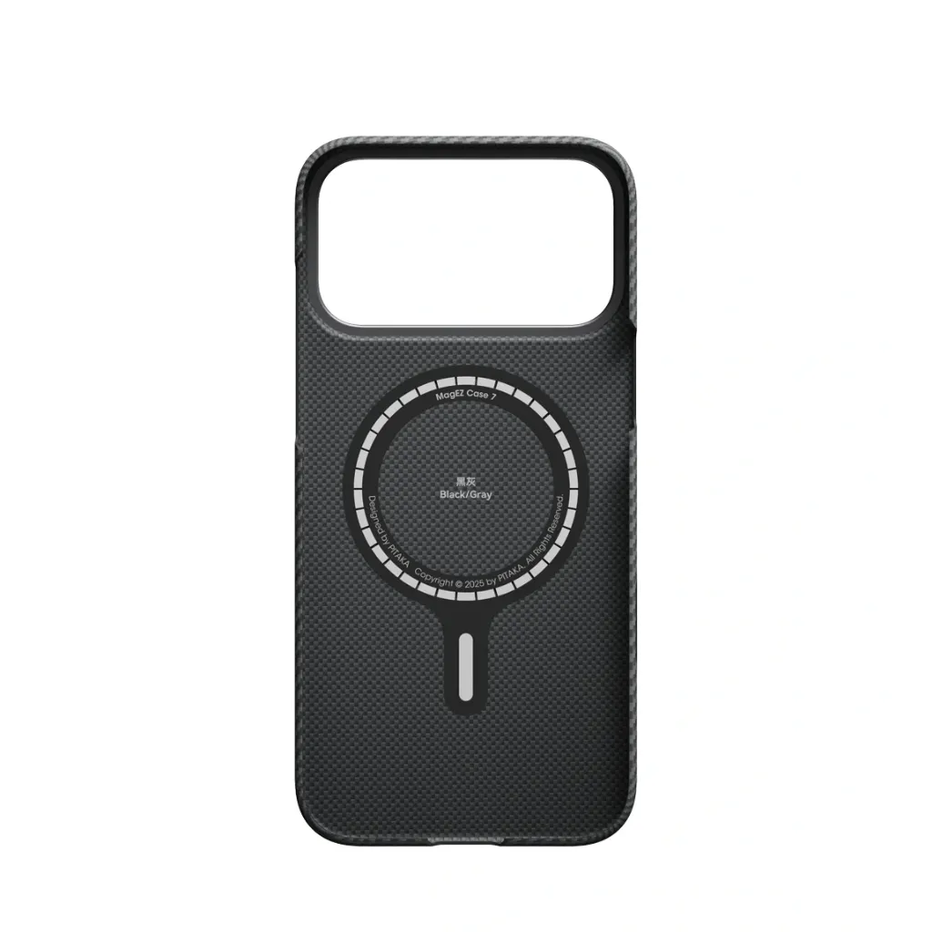 Pitaka Ultra-Slim Case iPhone 17 Pro - Black-Grey-3.webp