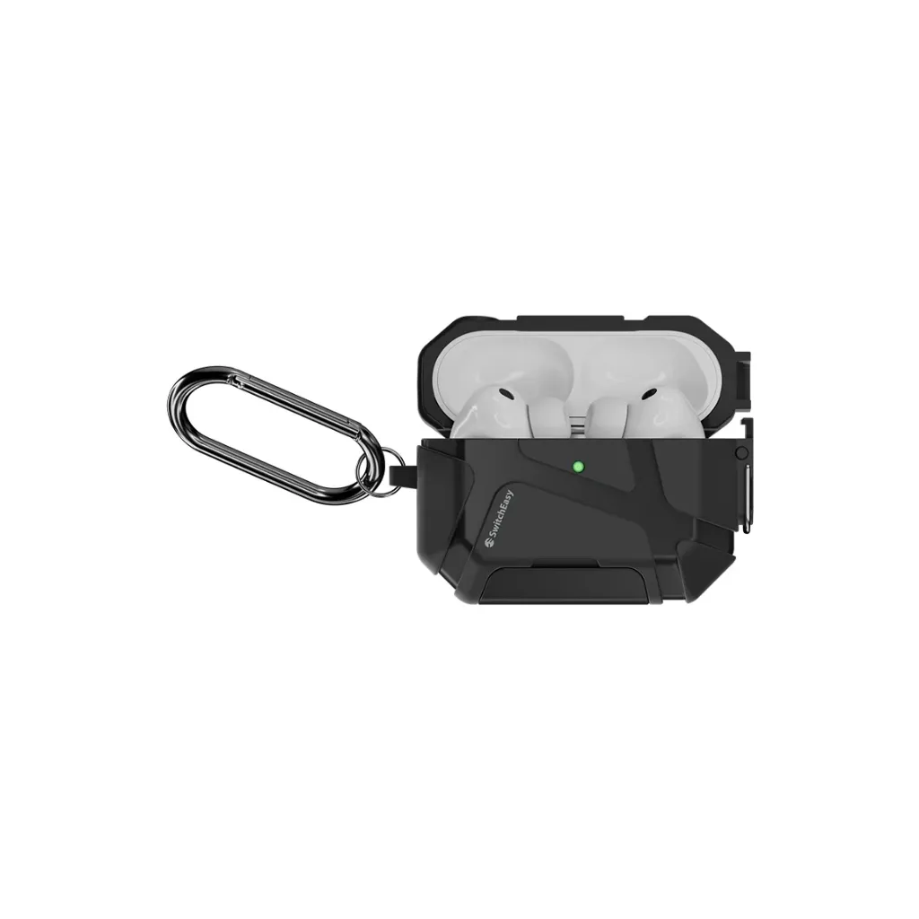 SwitchEasy Armor Phone Stand Protective Case For AirPods Pro 3 Black-4.webp