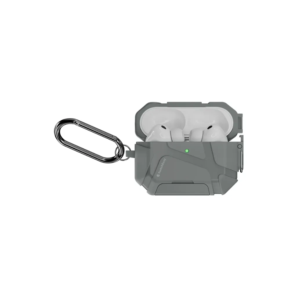 SwitchEasy Armor Phone Stand Protective Case For AirPods Pro 3 Gray-4.webp