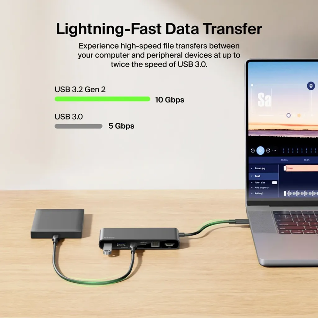 Belkin Connect 8-Port USB-C Hub with 2.5Gb Ethernet -Black-10.webp