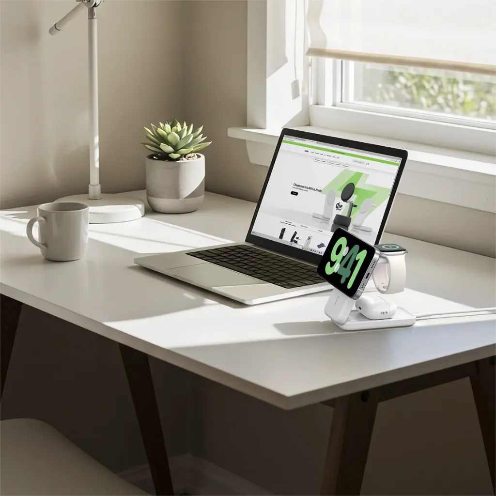 Belkin UltraCharge 3-in-1 Foldable Magnetic Charger 25w-6.webp