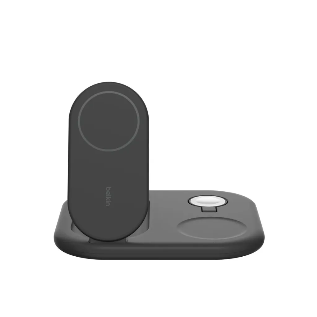 belkin BoostCharge 3-in-1 Magnetic Foldable Wireless Charger with Qi2 15W Black-3.webp