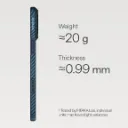 Pitaka Ultra-Slim Case iPhone 17 Pro Max - Black-Blue-4.webp
