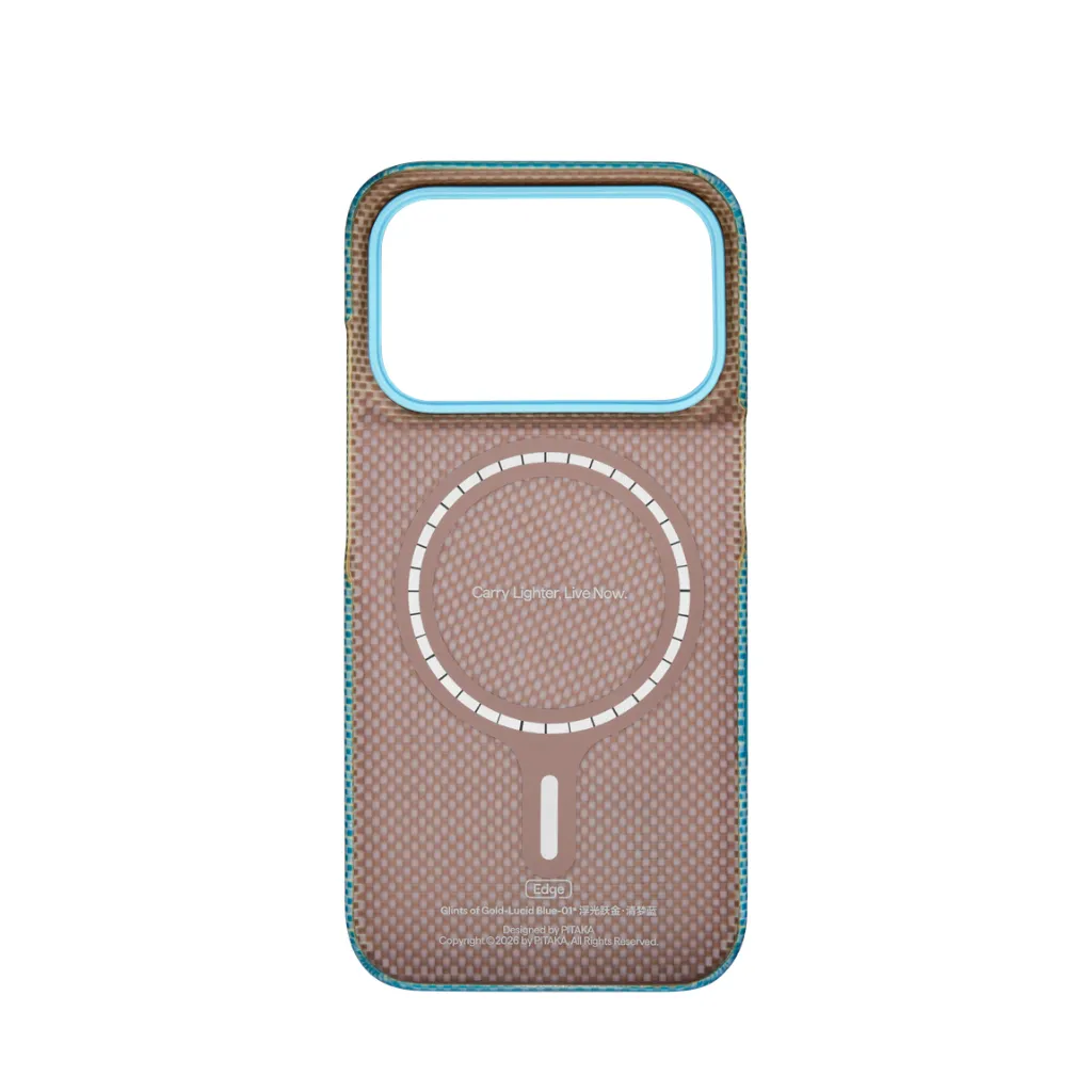 Pitaka Edge Case iPhone 18 Pro Lucid Blue (PitaTap)-3.webp