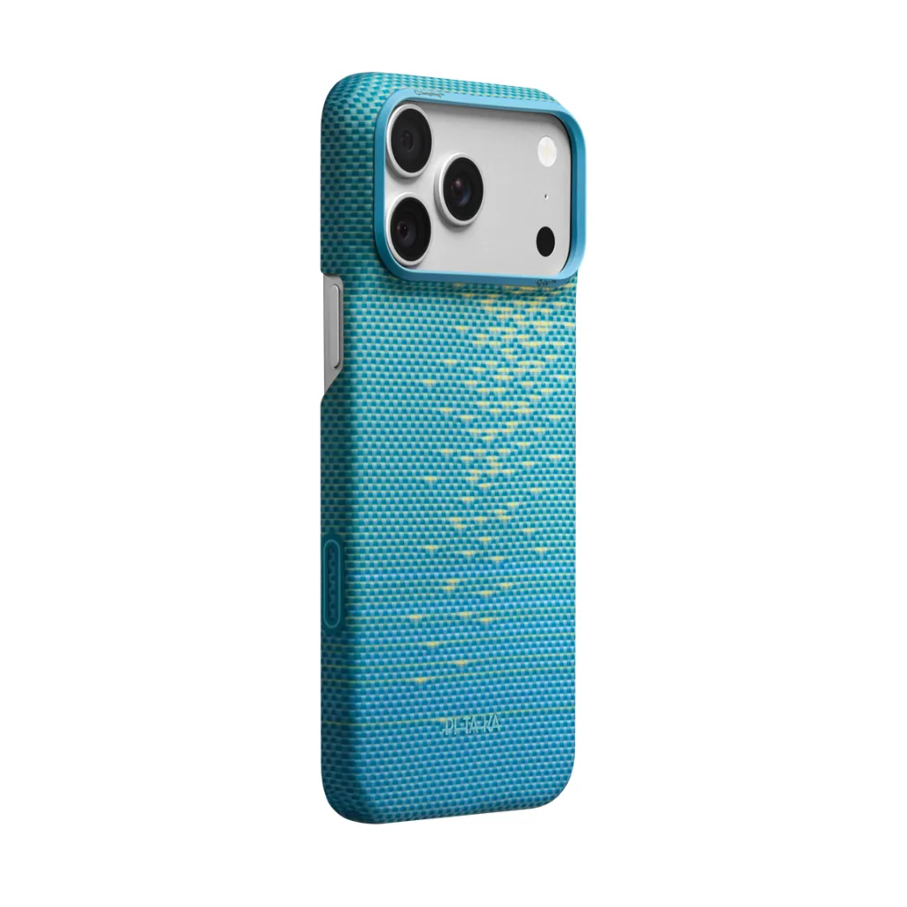 Pitaka Edge Case iPhone 18 Pro Max Lucid Blue (PitaTap)-2.webp