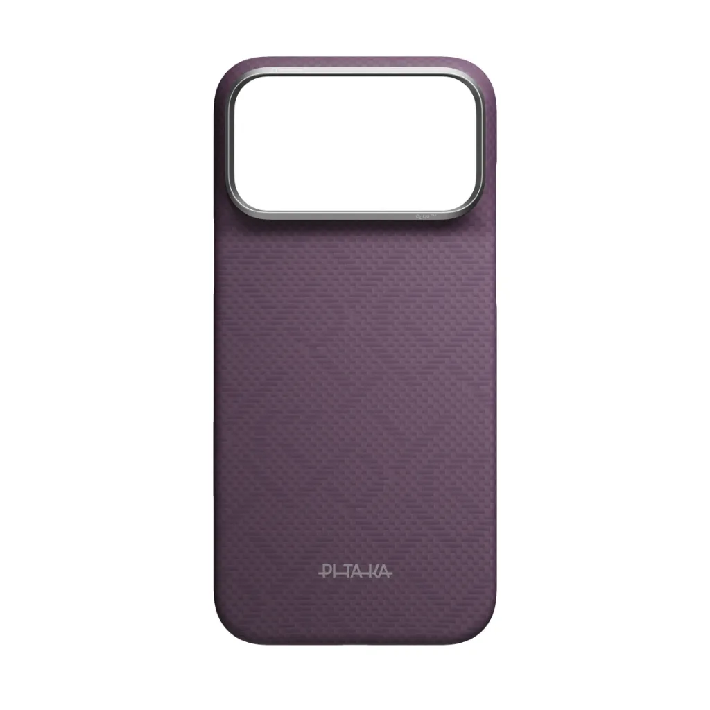 Pitaka Edge Case for iPhone 18 Pro Max PTK Weaving Charoite Purple-4.webp