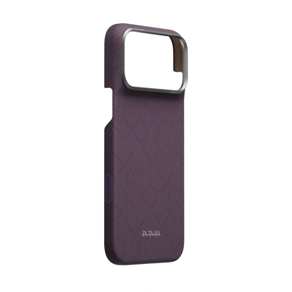 Pitaka Edge Case for iPhone 18 Pro Max PTK Weaving Charoite Purple-3.webp