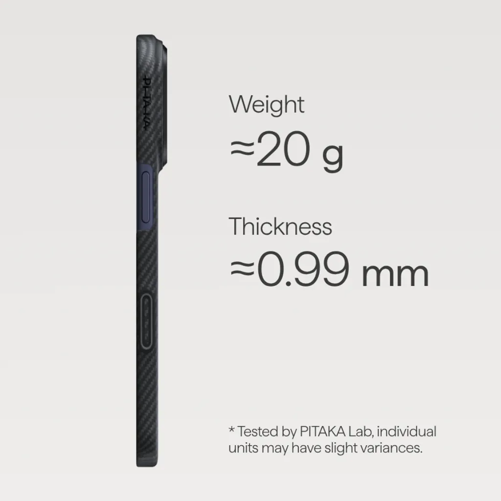 Pitaka Ultra-Slim Case iPhone 17 Pro Max - BLACK-GRAY-6.webp