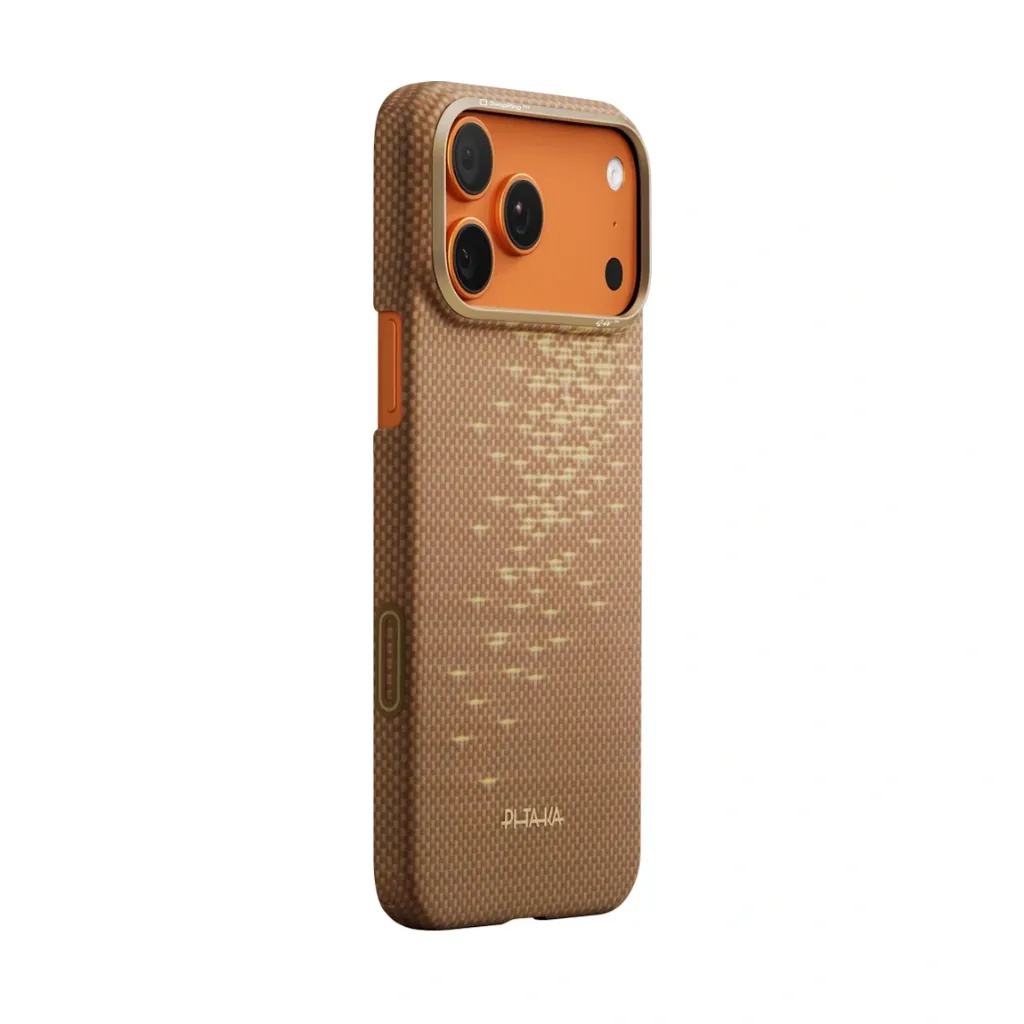 Pitaka Ultra-Slim Case iPhone 17 Pro Max - GOLDEN GLINT-2.webp