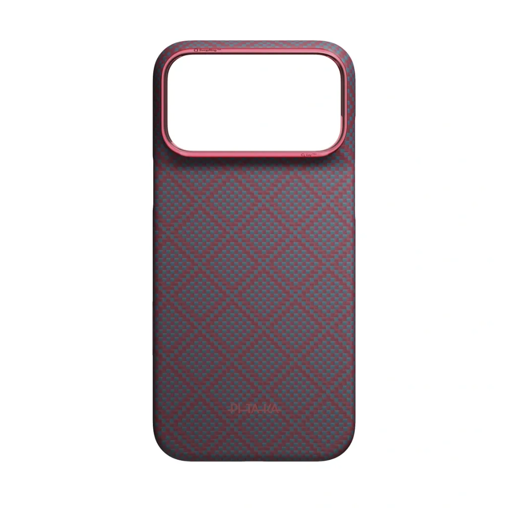 Pitaka Edge Case for iPhone 18 Pro Max-Blue's Red-3.webp