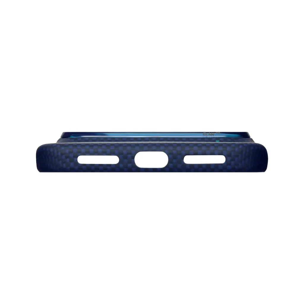 Pitaka Edge Case For iPhone 18 Pro Max - Nearfield Blue (PitaTap) -8.webp