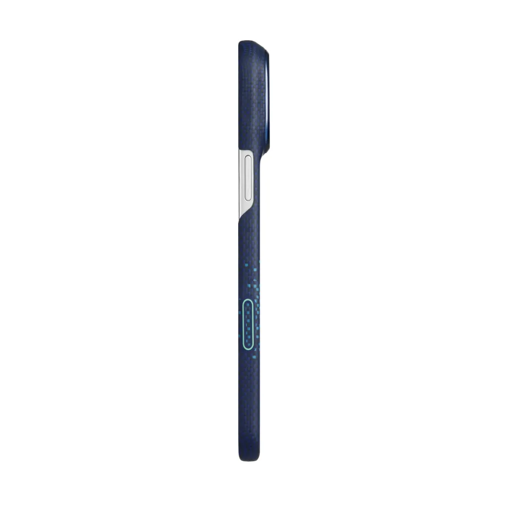 Pitaka Edge Case For iPhone 18 Pro Max - Nearfield Blue (PitaTap) -4.webp