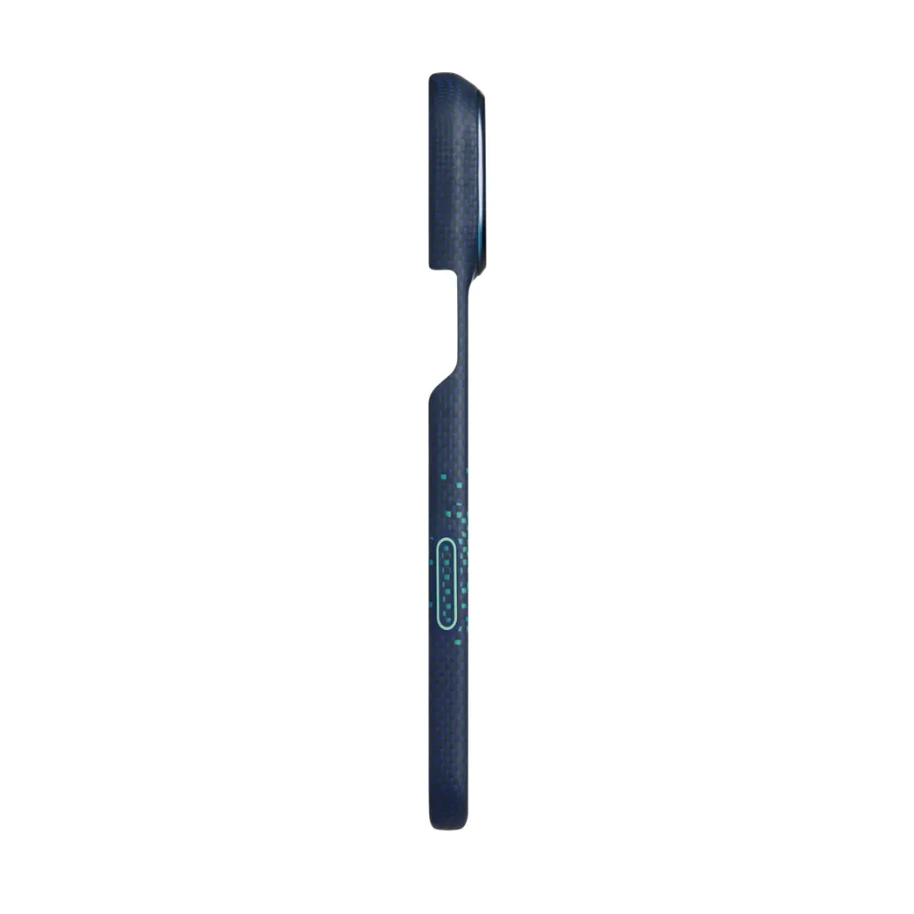 Pitaka Edge Case For iPhone 18 Pro Max - Nearfield Blue (PitaTap) -5.webp