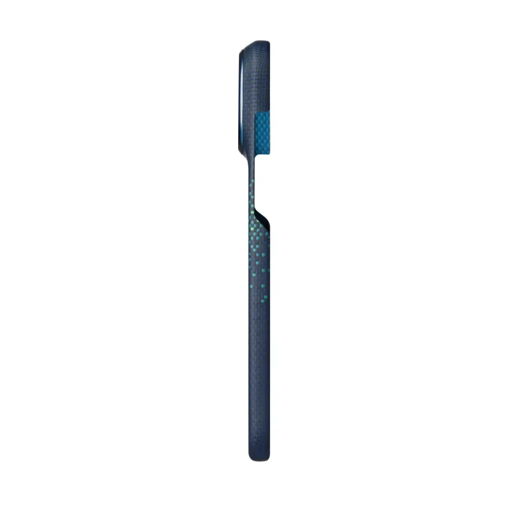 Pitaka Edge Case For iPhone 18 Pro Max - Nearfield Blue (PitaTap) -6.webp