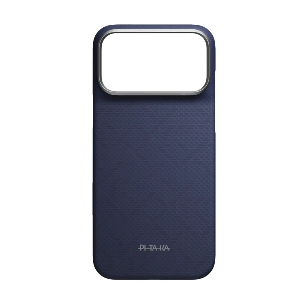 Pitaka Edge Case for iPhone 18 Pro Max - PTK Weaving - Sapphire Blue (PitaTap)-3.webp