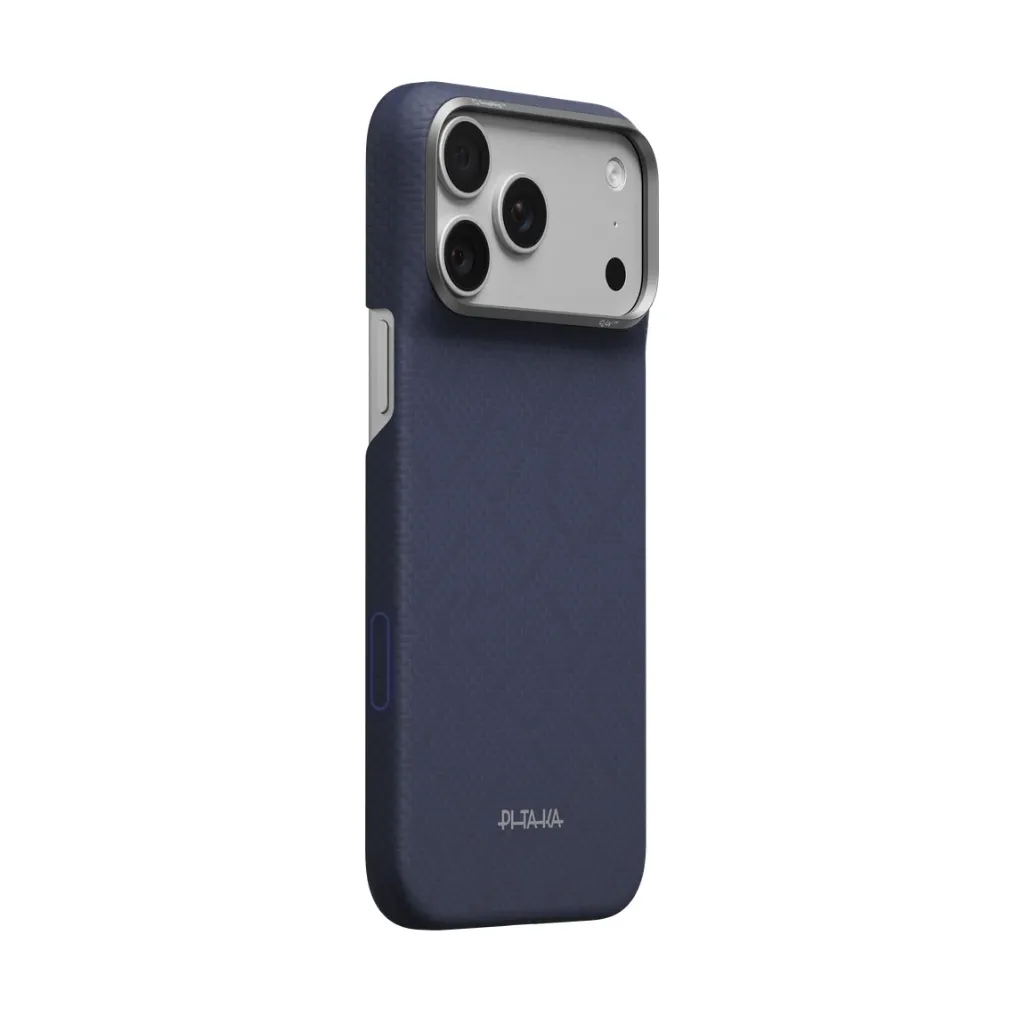 Pitaka Edge Case for iPhone 18 Pro Max - PTK Weaving - Sapphire Blue (PitaTap)-2.webp