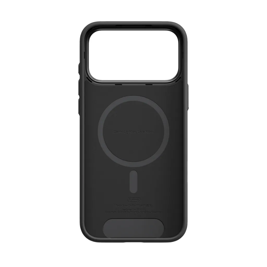 Pitaka Summa Case iPhone 18 Pro Max - 600D BlackGrey (Twill)-5.webp