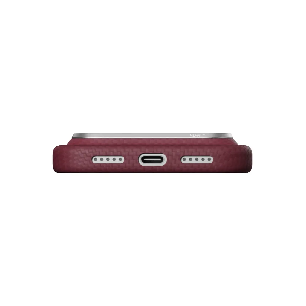Pitaka Edge Case For iPhone 18 Pro - Burgundy (PitaTap)-10.webp