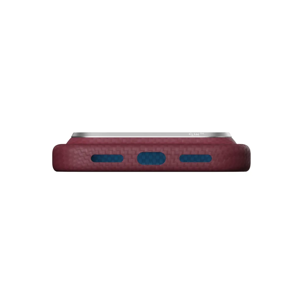 Pitaka Edge Case For iPhone 18 Pro - Burgundy (PitaTap)-12.webp