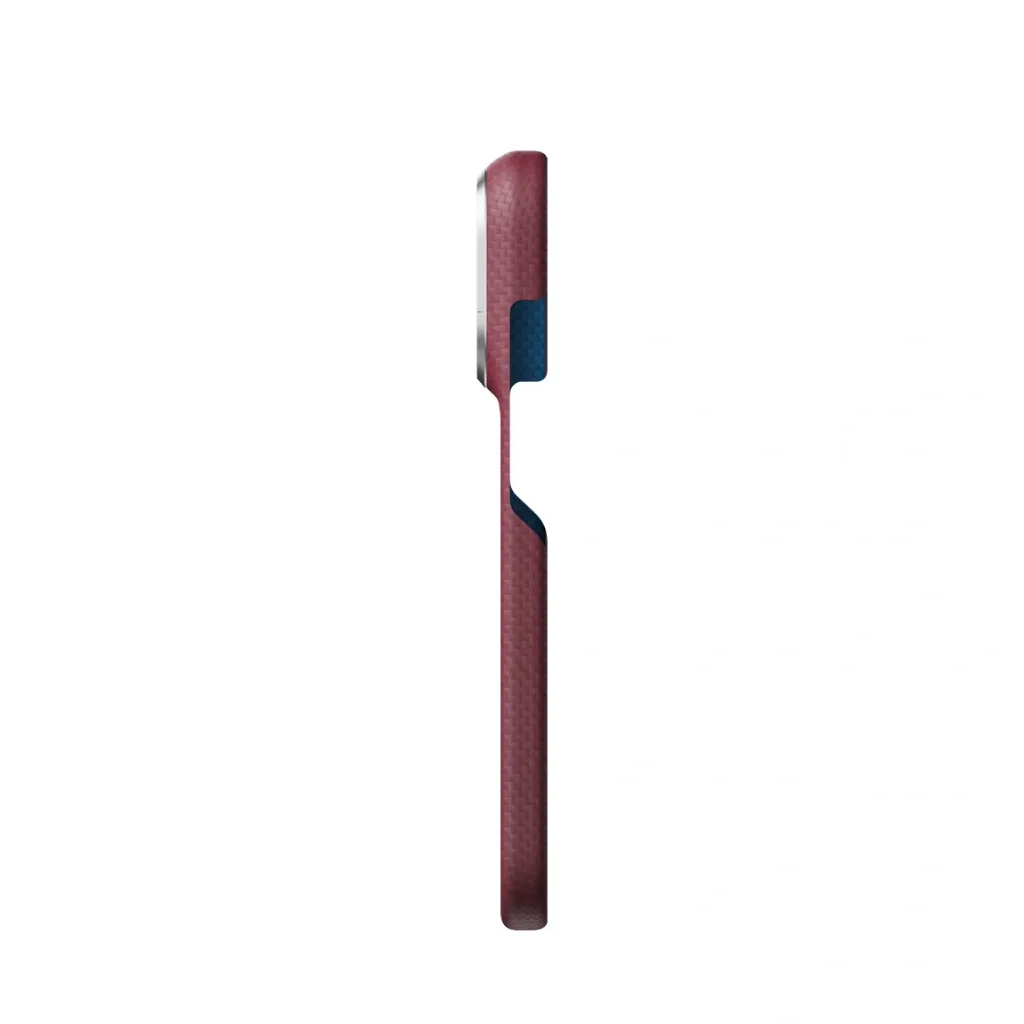 Pitaka Edge Case For iPhone 18 Pro - Burgundy (PitaTap)-9.webp