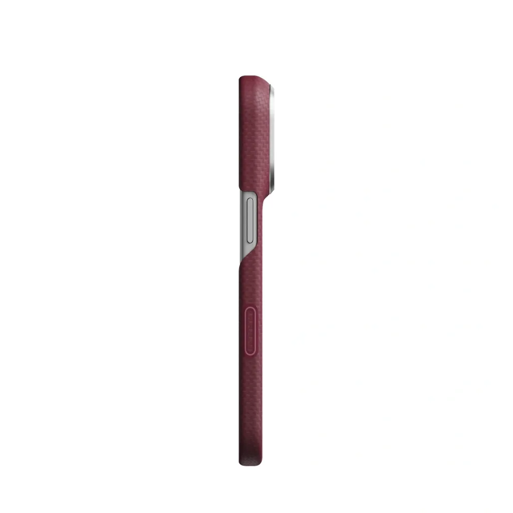 Pitaka Edge Case For iPhone 18 Pro - Burgundy (PitaTap)-6.webp