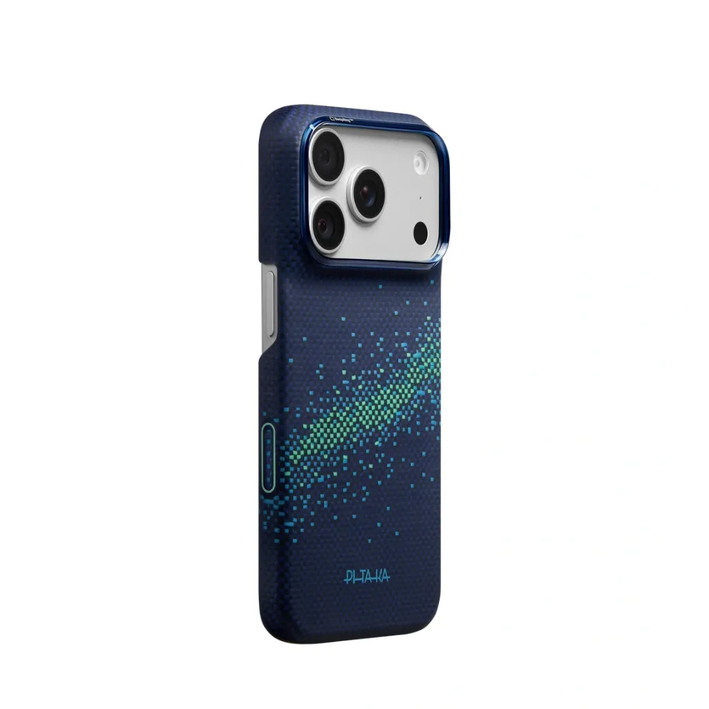 Pitaka Edge Case For iPhone 18 Pro - Nearfield Blue (PitaTap)-2.webp