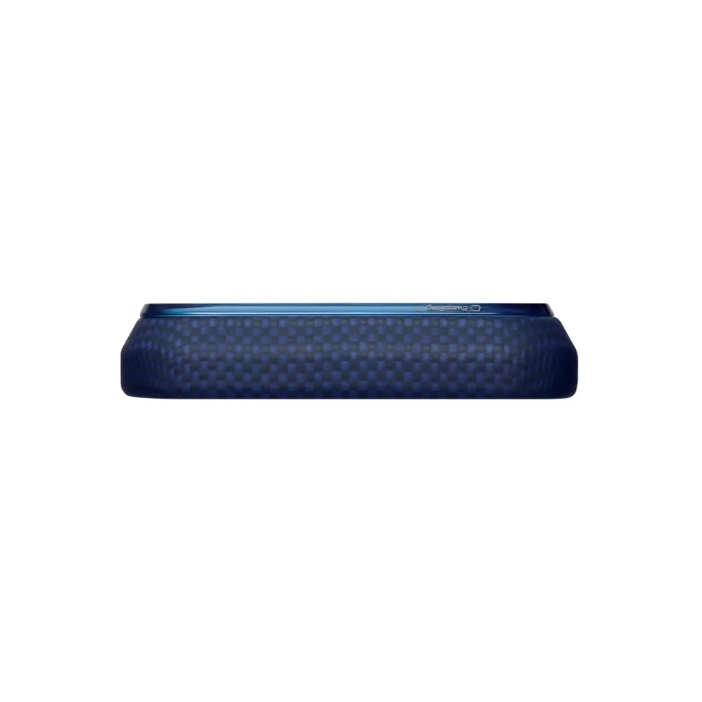 Pitaka Edge Case For iPhone 18 Pro - Nearfield Blue (PitaTap)-8.webp